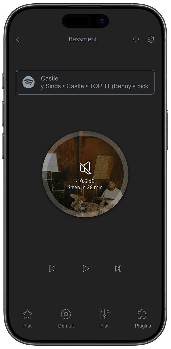 Previous volume control UI stopping the sleep timer